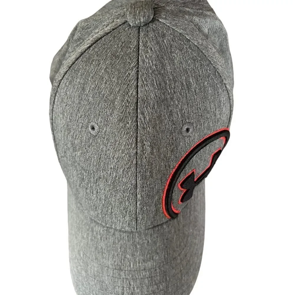 Under Armour youth grey, red and black hat size small/medium‎